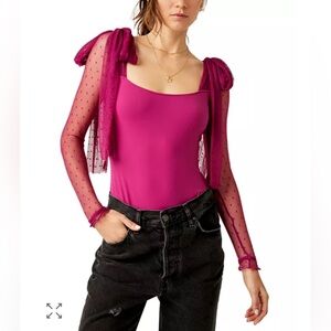 Free People‎ Women's Tongue Tied Thong Bodysuit